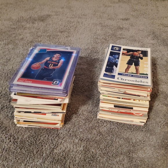 Trae Young Jalen Johnson Basketball Cards Lot Atlanta Hawks NBA Over 250 CARDS! - Picture 3 of 7